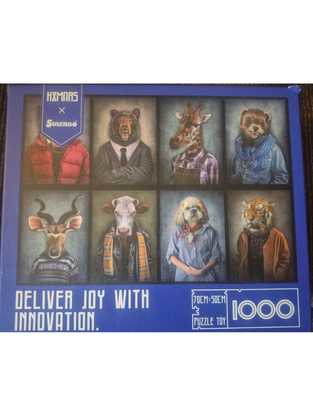 Anthropomorphism 1000 Piece Jigsaw by Hxmars x Susengo ~ Animals human portraits